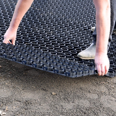 PebbleLock Permeable Pavers - 33x23x1 in., 12 Plastic Pavers/64 sq. ft.