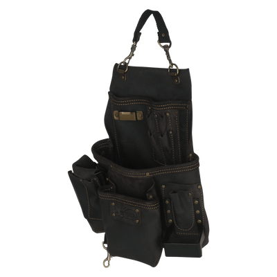 OX Pro 14 Pocket Pouch With Air Gun Holder | Oil - Tanned Leather - Carbour Tools
