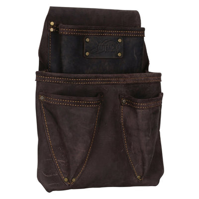 OX Pro 4 - Pocket Roofer’s Pouch | Oil Tanned Leather - Carbour Tools