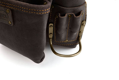 OX Pro Right Hand Fastener Pouch | Oil - Tanned Leather - Carbour Tools
