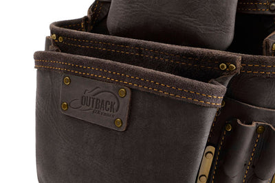 OX Pro Right Hand Fastener Pouch | Oil - Tanned Leather - Carbour Tools