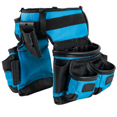 OX Tools Leather & Nylon memory foam padded straps Tool Belt for Men, Top Grain Leather & Kevlar Reinforcements Construction Rig, Perfect for Carpenters, Farmers, Electricians and Construction Worker - Carbour Tools