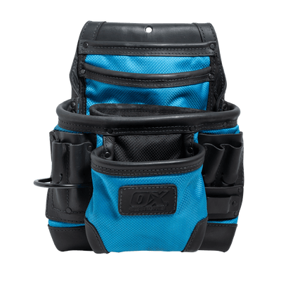 OX Ultimate 10 - Pocket Leather & Nylon Fastener Pouch w/ Kevlar Reinforcement - Carbour Tools