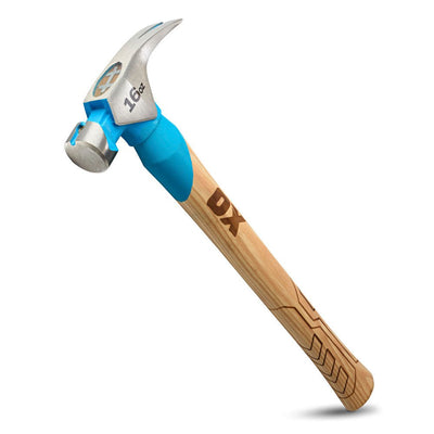 Pro 16 - Ounce Smooth Face Framing Hammer | Straight Hickory Handle - Carbour Tools