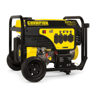 100814 - 7500/9375w Champion Generator, Electric Start, W/ 50AMP - Carbour Tools