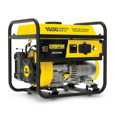 200915- 1200/1500w Champion Generator, manual start - Carbour Tools