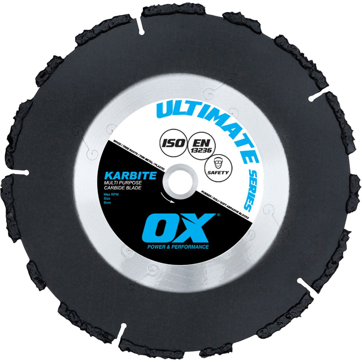 14 in. Carbide Saw Blade Cuts All Materials UKB Karbite Carbour Tools