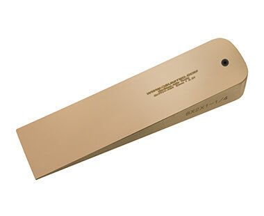 CS Unitec Non Sparking 3/4" x 1-1/2" x 6" Flange Wedge Aluminum Bronze With Lanyard Hole - Carbour Tools