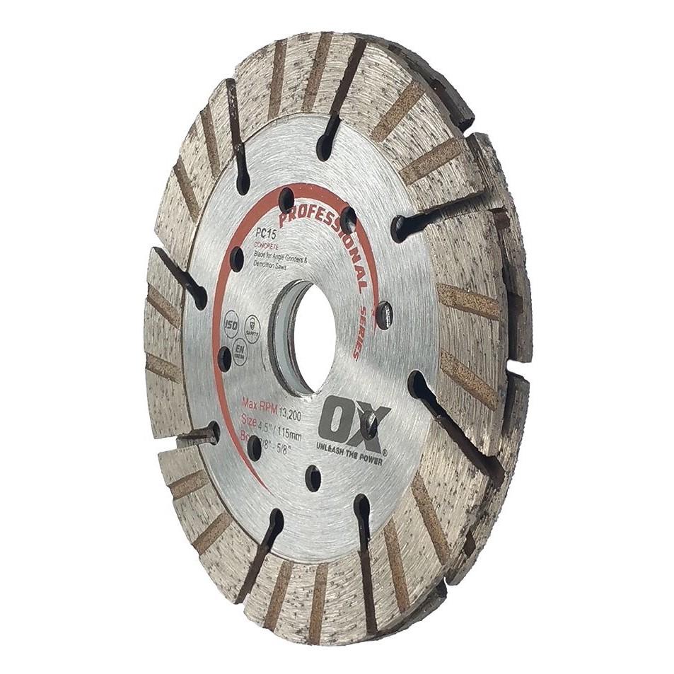 ＡＬＣダイアモンドソー 16 In x .138 In x 1 In Supreme Arrow Turbo Segmented Diamond