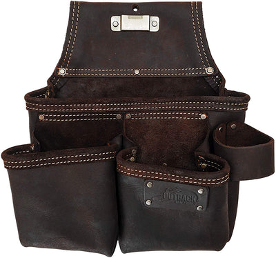 Four Piece Framing Construction Rig, Leather Tool Belt & Pouches - Ox Tools - Carbour Tools