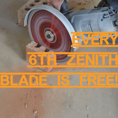 FREE PU10 Universal Diamond Saw Blade When You Buy 5 - Cut Universal/Hard Materials - PU10 Zenith - Carbour Tools