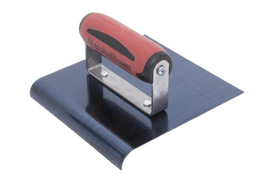 Marshalltown Concrete Hand Edger 6 X 6 inch Blue Steel 3/8R 1/2L Handle, 152x152 mm - Carbour Tools