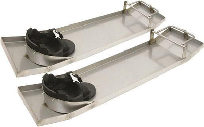 Marshalltown Concrete Knee Board Stainless Steel With Knee Pads - Carbour Tools