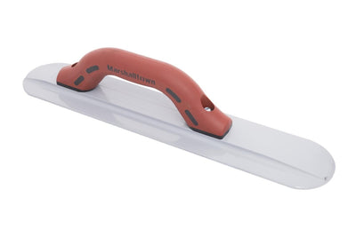 MARSHALLTOWN Round End Magnesium Hand Float, 16 Inch x 3-1/8 Inch, Standard DuraSoft Handle, Eliminates Float Marks, Provides Smooth Finish, Rounded Concrete Float, 143D - Carbour Tools