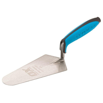 Masonry Gauging/Mixing Trowel - Forged Steel, 7 Inch - Ox Tools - Carbour Tools