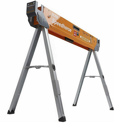 Quick Deploy Steel Sawhorse - Speedhorse, Heavy Duty, Folding - Bora Portamate - Carbour Tools