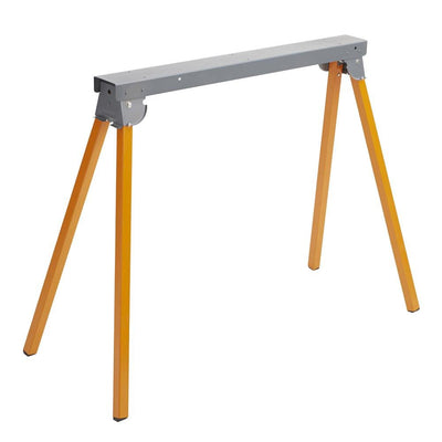 Steel Sawhorse - Heavy Duty, Folding, All Steel Construction - 33" H x 36" L x 3.5" Wide Worktop - Carbour Tools