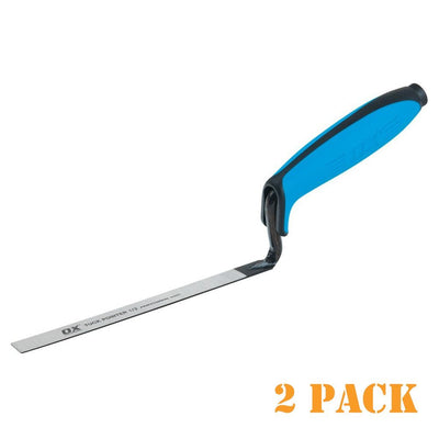 Tuck Pointer / Mortar Smoothing Tool - Forged Steel, 6.75 Inch (PK 2 Pointers) - Ox Tools - Carbour Tools