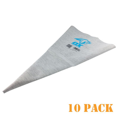 Vinyl Grout Bags (PK 10 Bags) Reinforced with Removable Steel Tip, 21 Inch - Ox Tools - Carbour Tools